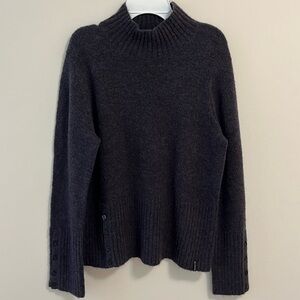 Columbia Vertex sweater top woman’s large purple knit pullover mock turtleneck